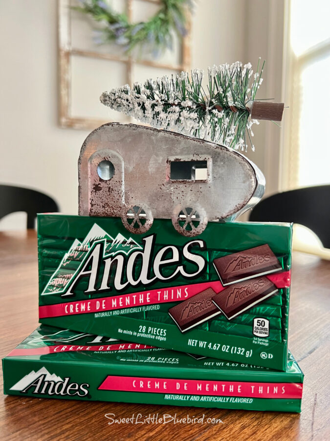 2 boxes of Andes Mints 