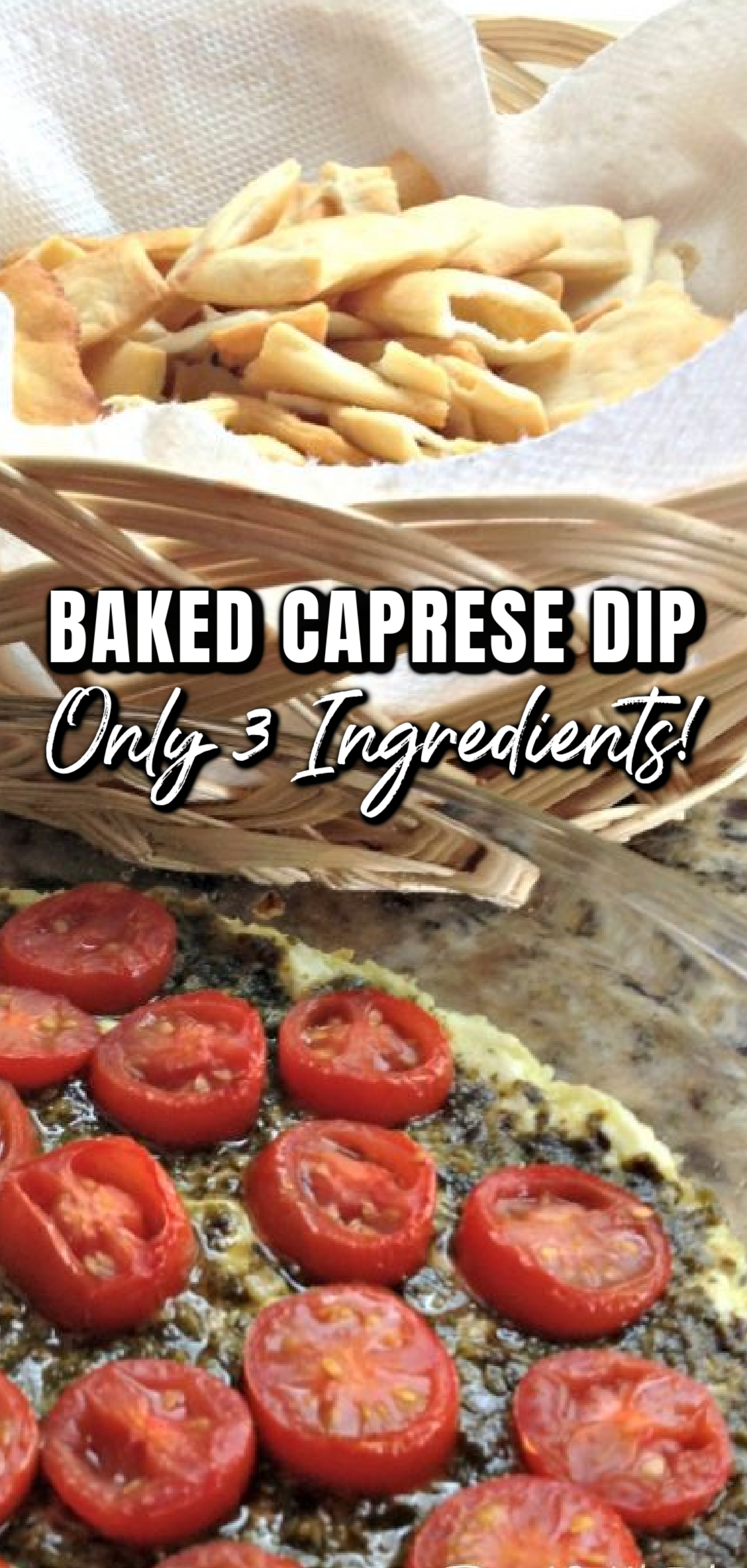 Baked Caprese Dip Baked Caprese Dip