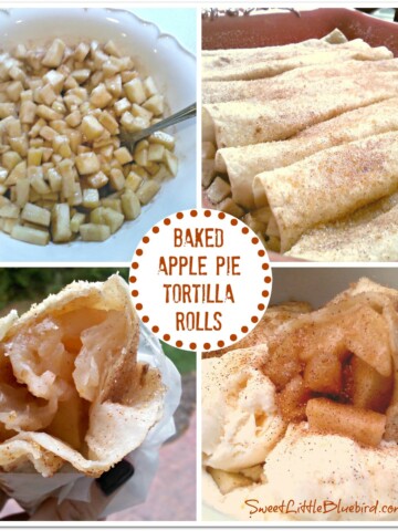 Apple Pie Tortilla Rolls - Apple Pie Roll Ups