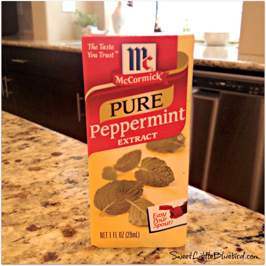 This is a photo of a box of McCormick Peppermint Extract.