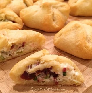 Easy Cranberry Cream Cheese Crescent Bites - Only 5 Ingredients