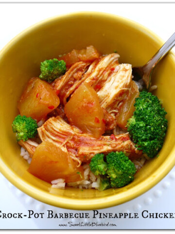 Slow Cooker Barbecue Pineapple Chicken