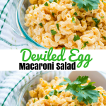Deviled Egg Macaroni Salad – Weekend Potluck 386