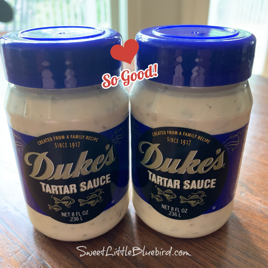 2 * ounce Jars of Duke's Tartar Sauce purchased from grocery store.