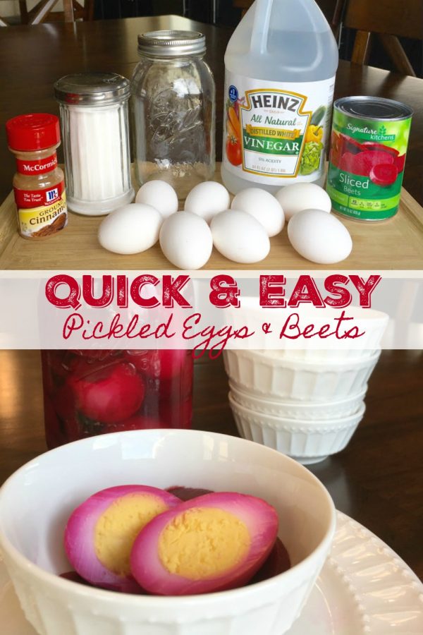 QUICK & EASY PICKLED EGGS & BEETS - Sweet Little Bliuebird