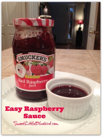 Quick & Easy Raspberry Dipping Sauce