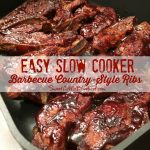 Easy Slow Cooker Barbecue Country-Style Ribs