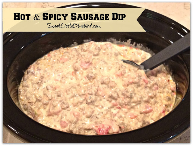 EASY HOT AND SPICY SAUSAGE DIP - Only 3 Ingredients 