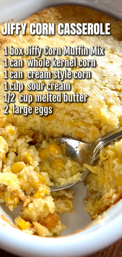 EASY CORN CASSEROLE (with Jiffy Mix) - A Classic 5-Star Recipe! This casserole has been a favorite side dish for generations and for good reason – it’s so darn good and a cinch to make! The perfect side for holidays and so many meals!