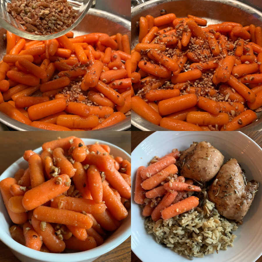 Maple Glazed Carrots with Pecans Step by Step photo Tutorial 