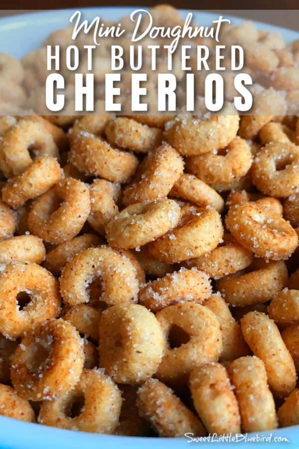 This photo shows cheerios in bowl.