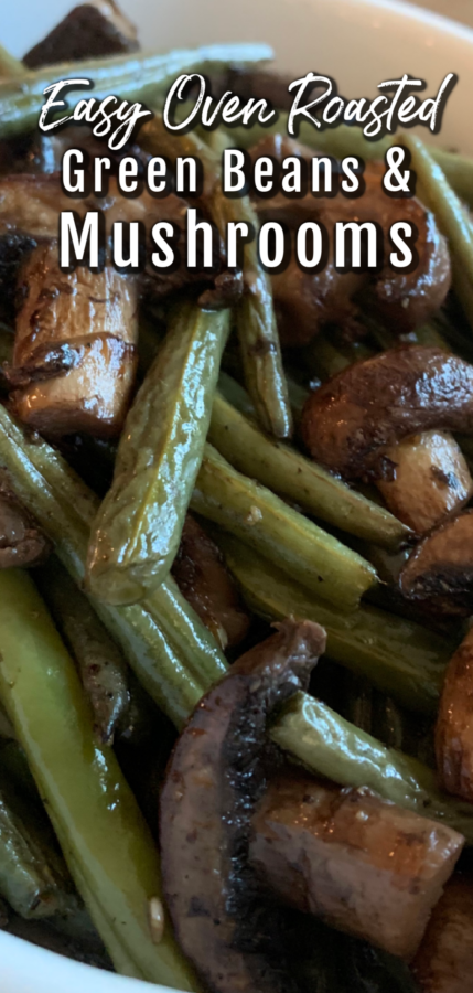 This image shows Green Beans and Mushrooms.