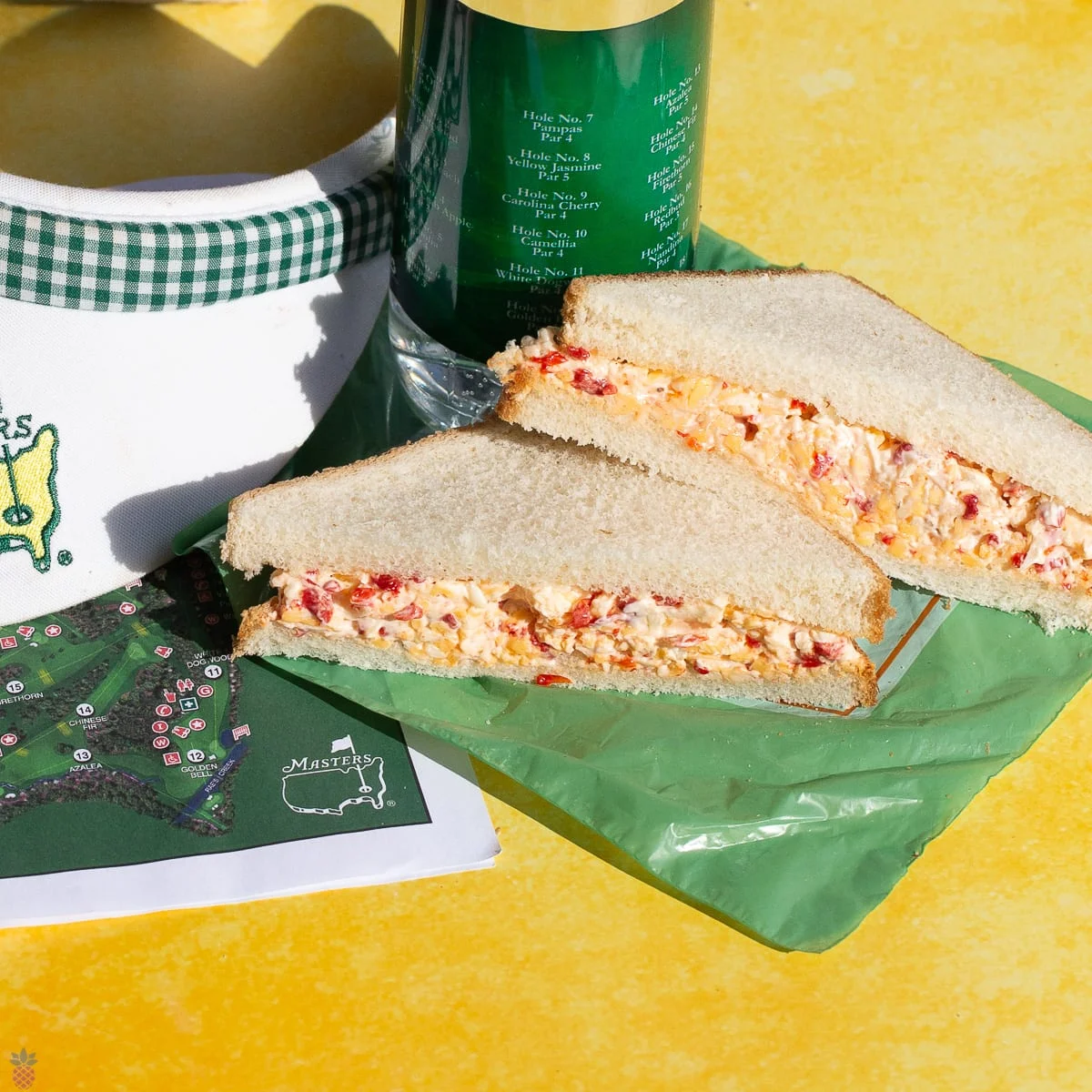 This image shows Pimento Cheese Sandwiches.