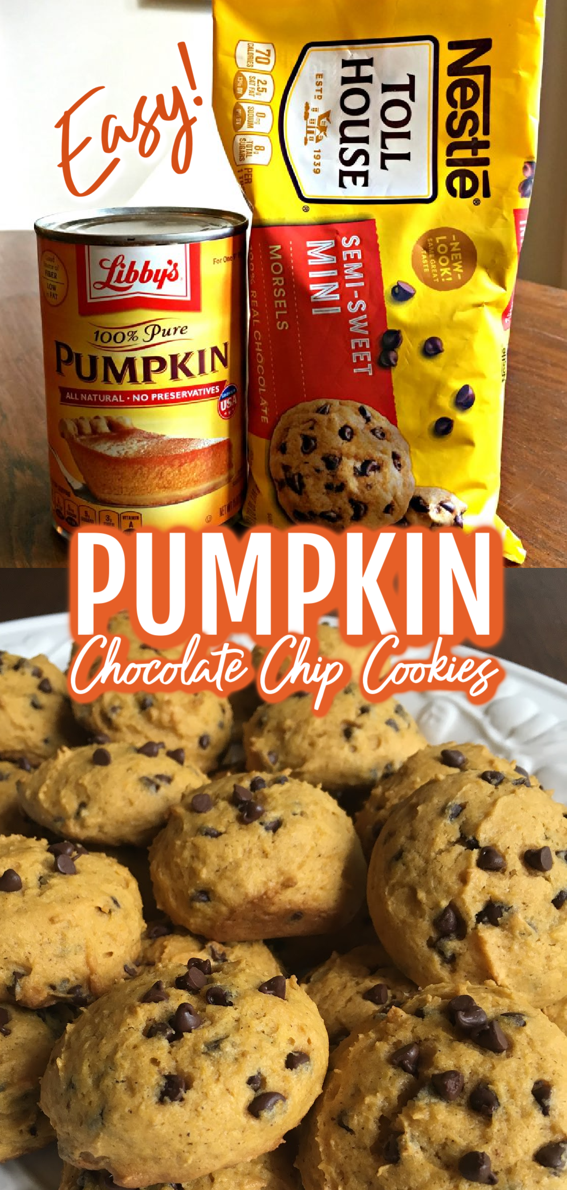 Pumpkin Chocolate Chip Cookies Pumpkin Chocolate Chip Cookies