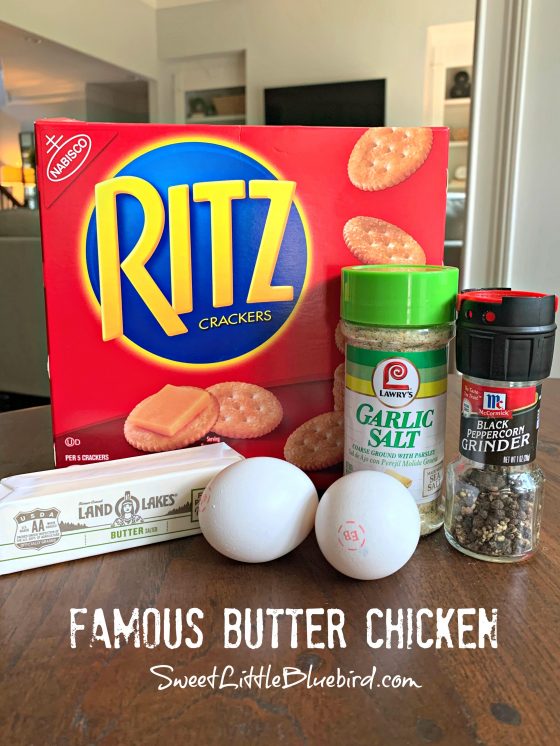 Famous Butter Chicken aka Ritz Cracker Chicken Sweet Little Bluebird