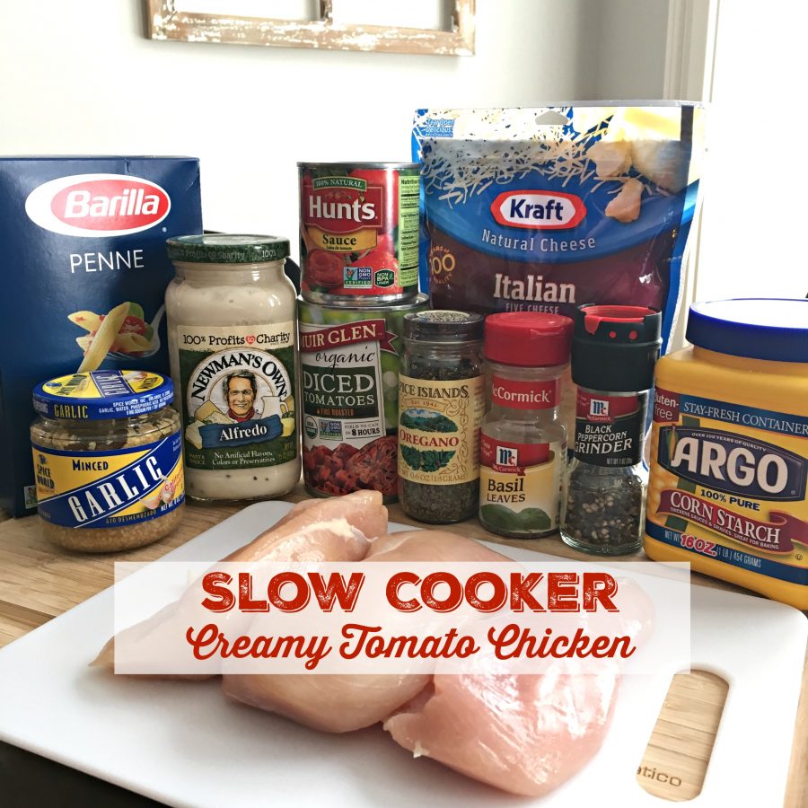 Slow Cooker Creamy Tomato Chicken Ingredients