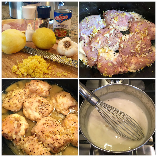 EASY SLOW COOKER LEMON GARLIC CHICKEN (Awesome Creamy Sauce)  Photo tutorial on how to make 