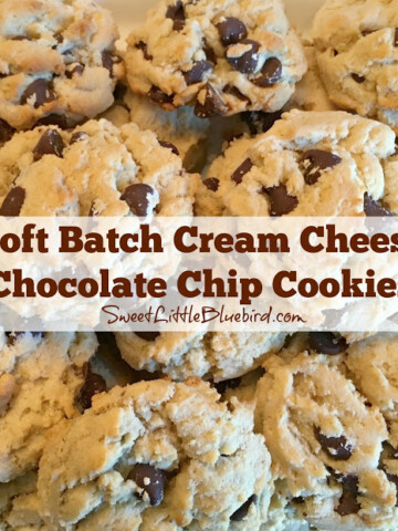 Soft Batch Cream Cheese Chocolate Chip Cookies