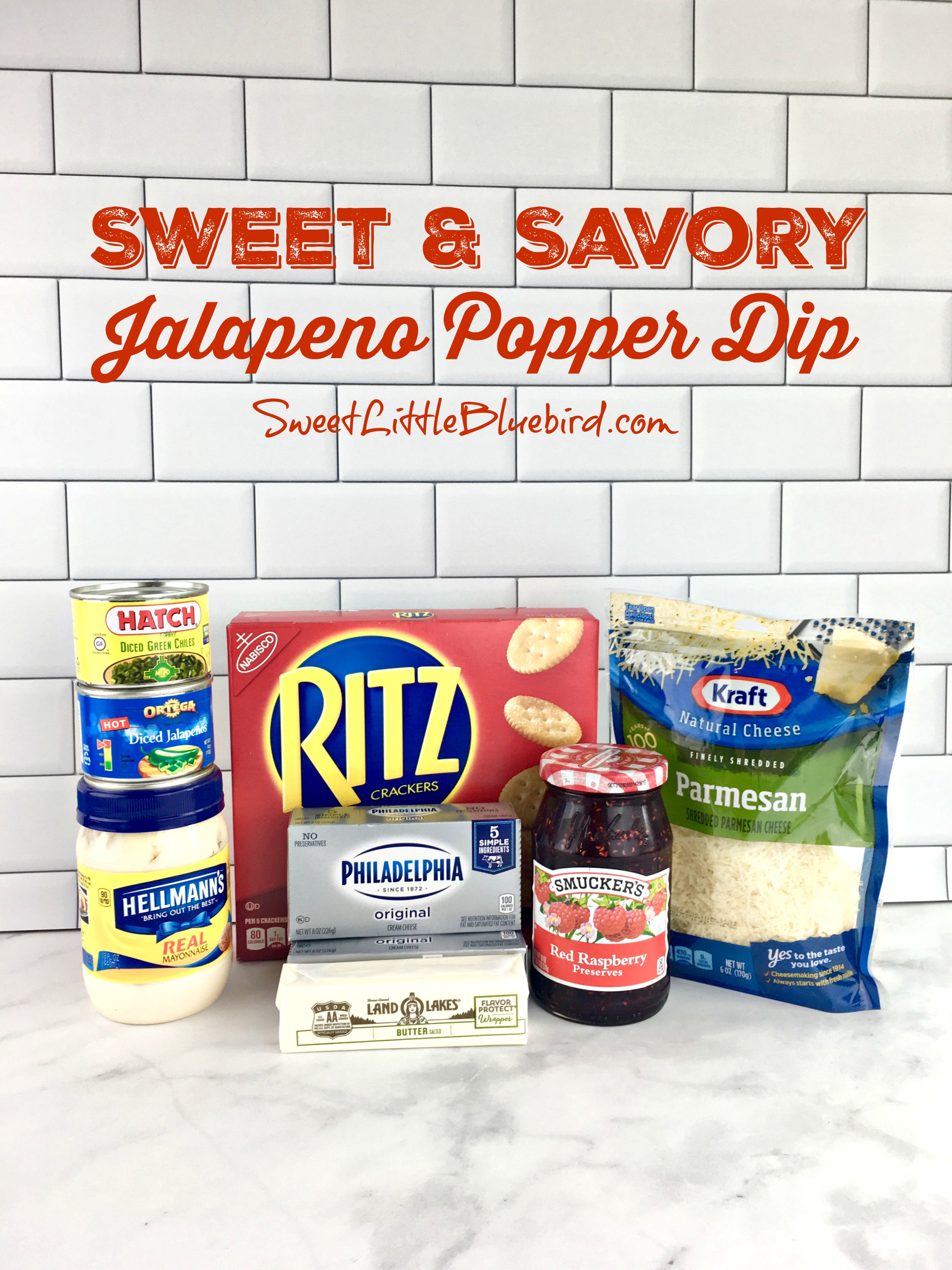 Raspberry Jalapeño Popper Dip - Sweet Little Bluebird