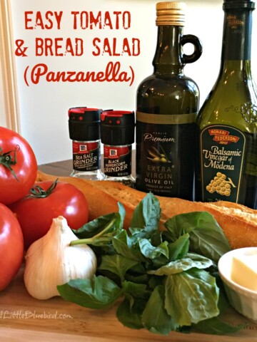 Easy Bread and Tomato Salad (Panzanella)