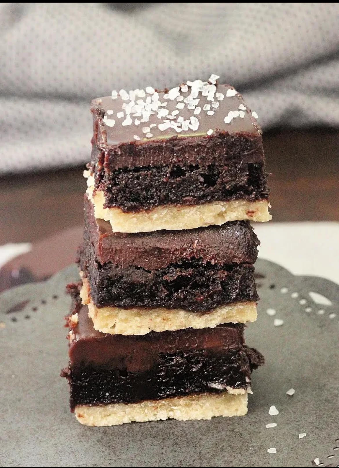 Three Golden Gate Bars stacked on top of each other.