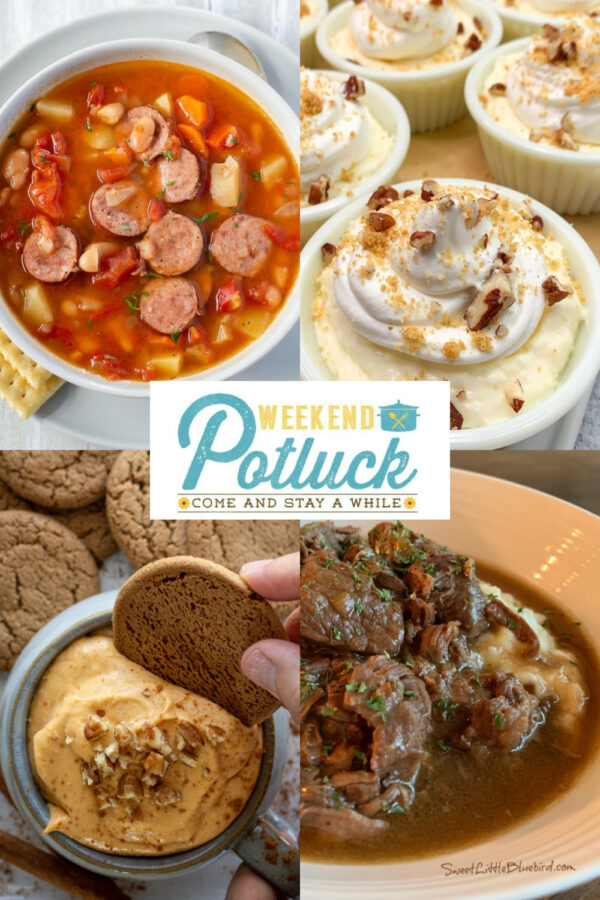 This week's features - Crock Pot Kielbasas Soup, Best Pumpkin Pie Dip, Instant Cheesecake Pudding and Best-Ever Beef Tips Made in the Slow Cooker.