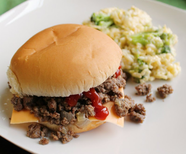 The Best Maid Rite Sandwiches - Weekend Potluck 367 - Sweet Little Bluebird