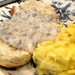 Quick & Easy Sausage Gravy and Biscuits