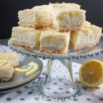 Lemon Cheesecake Shortbread Bars – Weekend Potluck 280