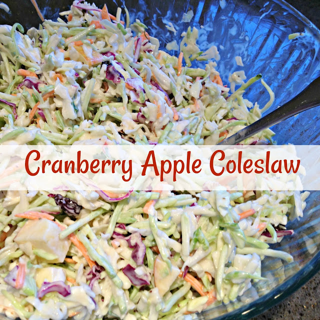 Cranberry Apple Coleslaw