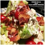 Classic Wedge Salad with Homemade Blue Cheese Dressing